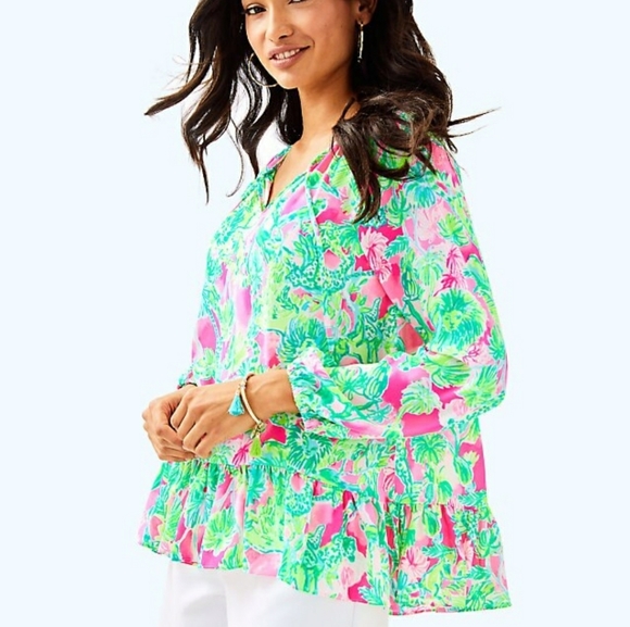 Lilly Pulitzer Tops - NEW with Tags Lilly Pulitzer Tensley Top XS